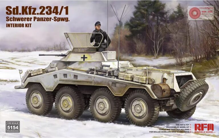 Sd.Kfz. 234/1 Schwerer Panzer-Spwg. Interior Kit 1/35