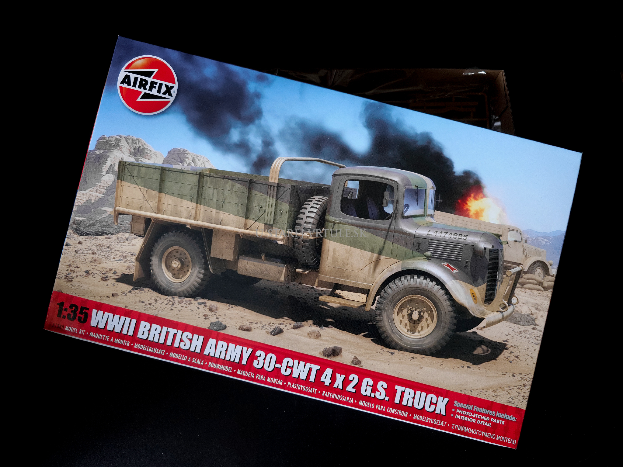 WWII British Army 30-Cwt 4x2 GS Truck 1/35 - rozbalený
