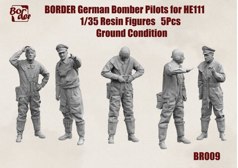 German Bomber Pilots For HE 111 Ground Condition 1/35