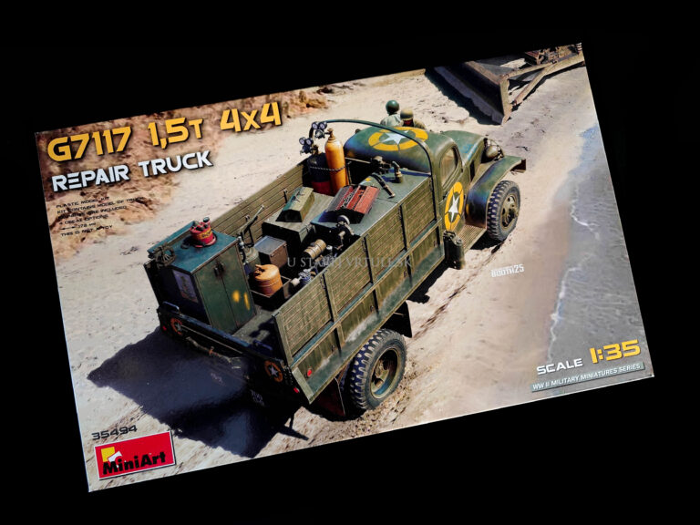 G7117 1.5t 4×4 Repair Truck 1/35 - rozbalený