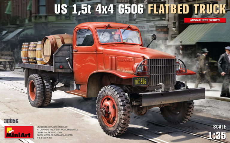 US 1,5t 4x4 G506 Flatbed Truck 1/35