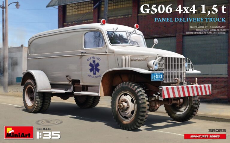 G506 4х4 1,5 t Panel Delivery Truck 1/35