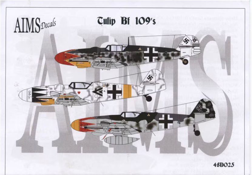 Tulip Bf 109's 1/48