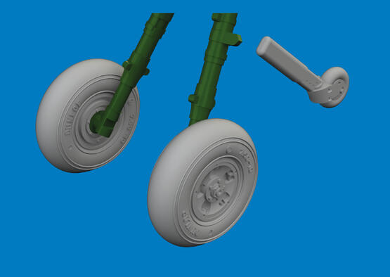 Spitfire Mk. V wheels 1/72