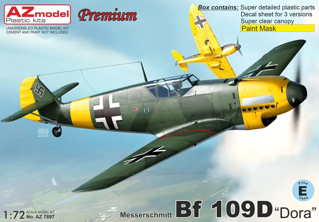 Messerschmitt Bf 109D "Dora" 1/72
