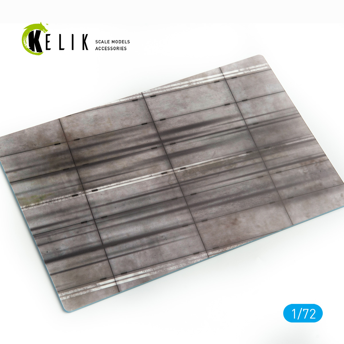 Concrete plates type 1 Base - Acrylic 3 mm (280 x 180 mm) (170 g) (1/72)