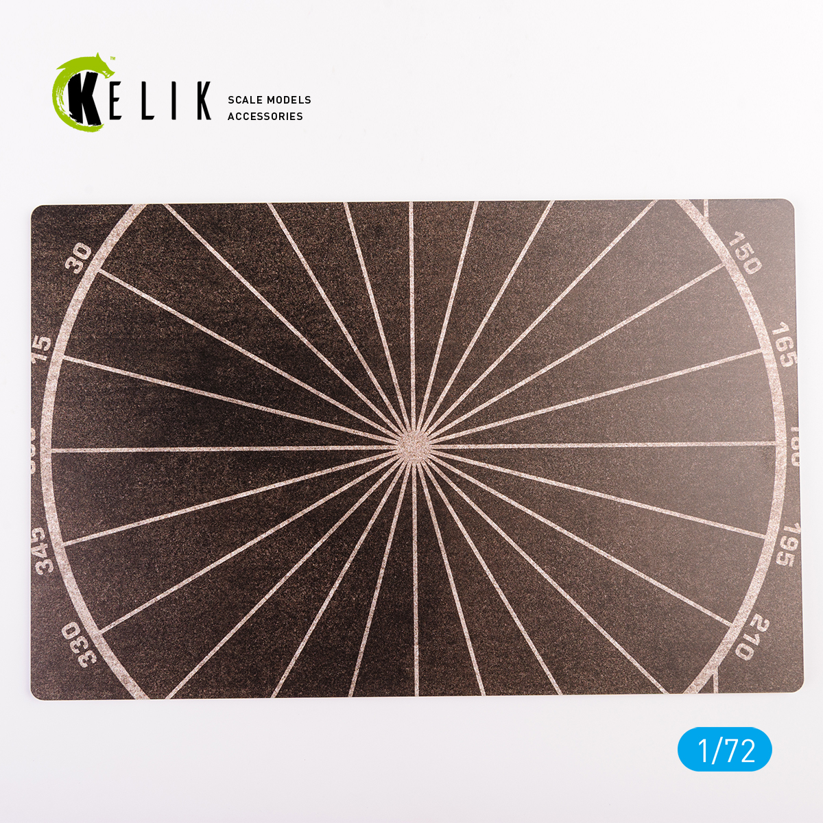 Compass calibration circle - Base - Acrylic 3 mm (280 x 180 mm) (170 g) (1/72)