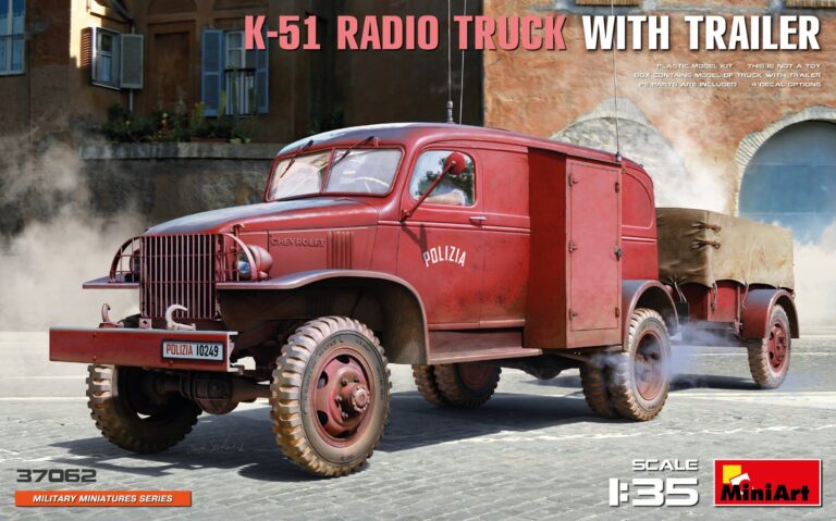 K-51 RADIO TRUCK WITH TRAILER 1/35