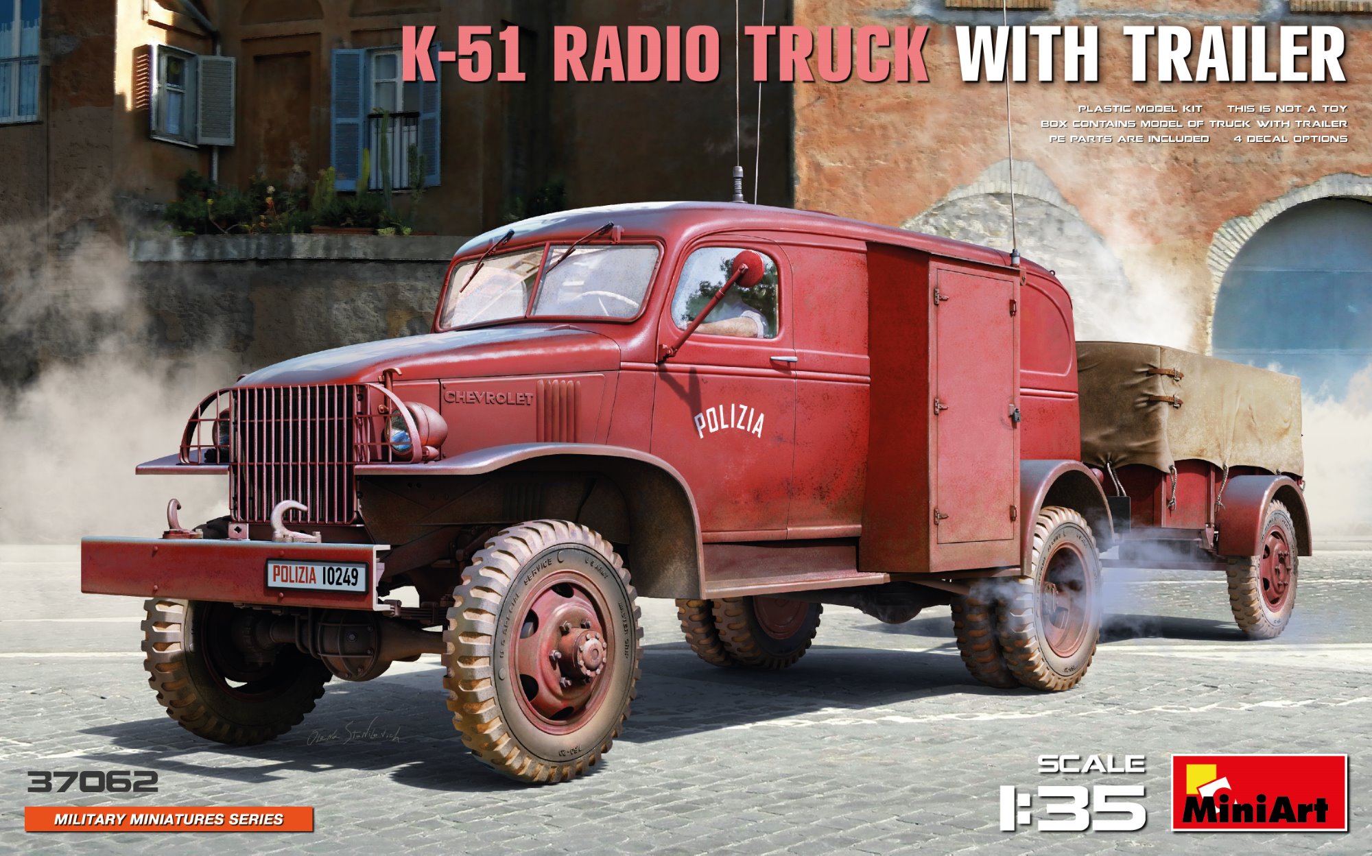 K-51 RADIO TRUCK WITH TRAILER 1/35