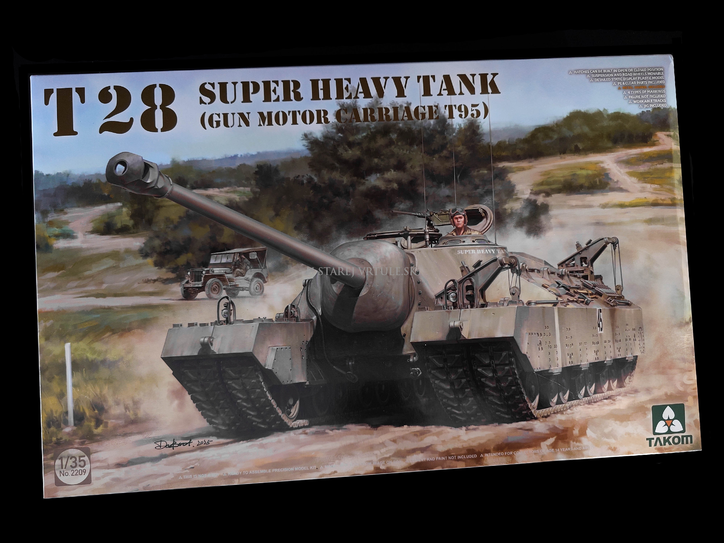 T28 Super Heavy Tank (Gun Motor Carriage T95) 1/35