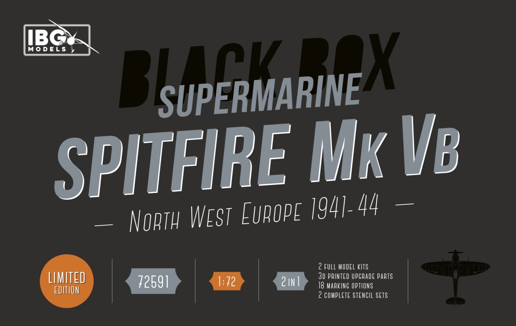 Supermarine Spitfire Mk Vb North West Europe 1941-44 1/72