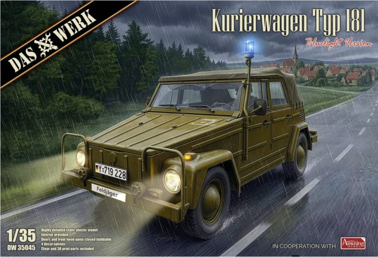 Kurierwagen 181 Bluelight Version 1/35