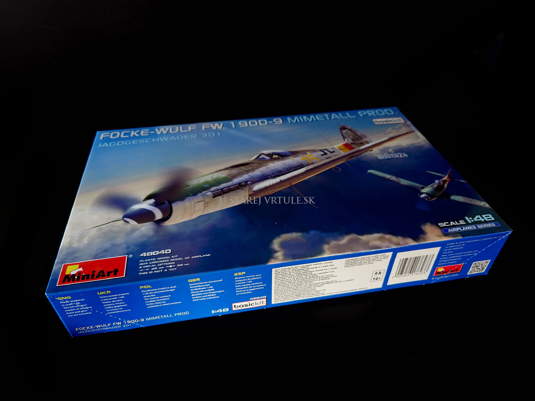 Focke-Wulf Fw 190D-9. Mimetall Prod. Basic Kit. Jagdgeschwader 301 1/48