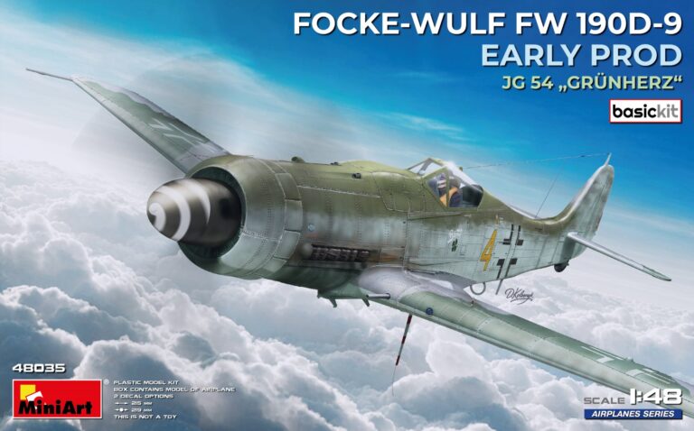 Focke-Wulf FW 190D-9 EARLY PROD. JG 54 „Grünherz“ BASIC KIT 1/48