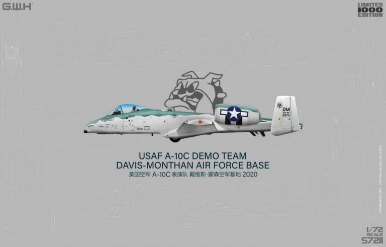 USAF A-10C Demo Team DAVIS-MONTHAN Air Force Base 2020 1/72 Limited