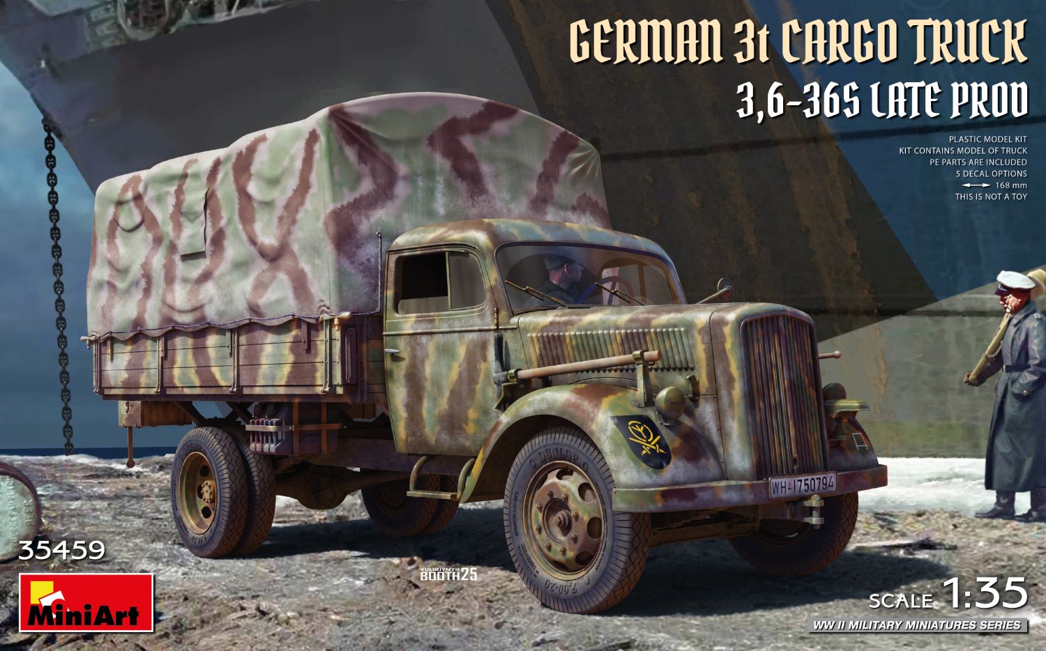 German 3t Cargo Truck 3,6-36s Late Prod 1/35