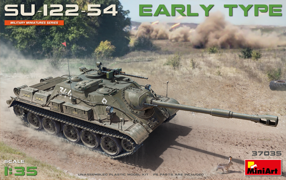 SU-122-54 Early Type 1/35 - rozbalený