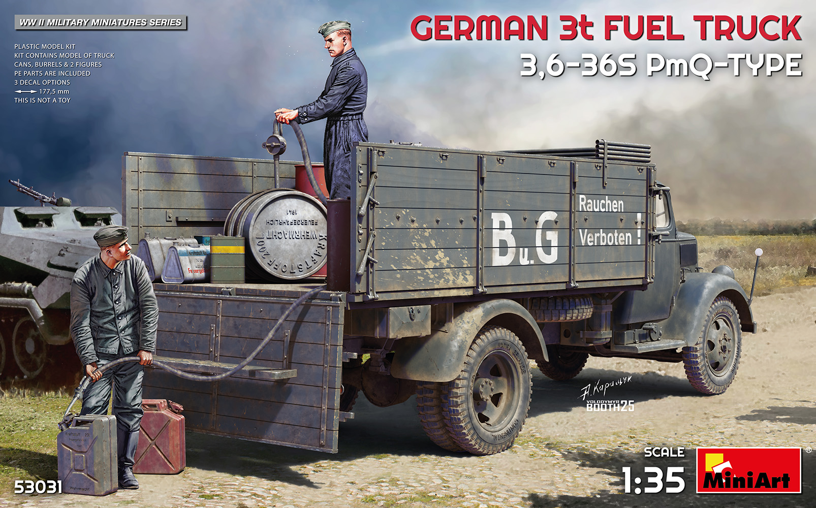 German 3t Fuel Truck 3,6-36S PmQ-Type 1/35