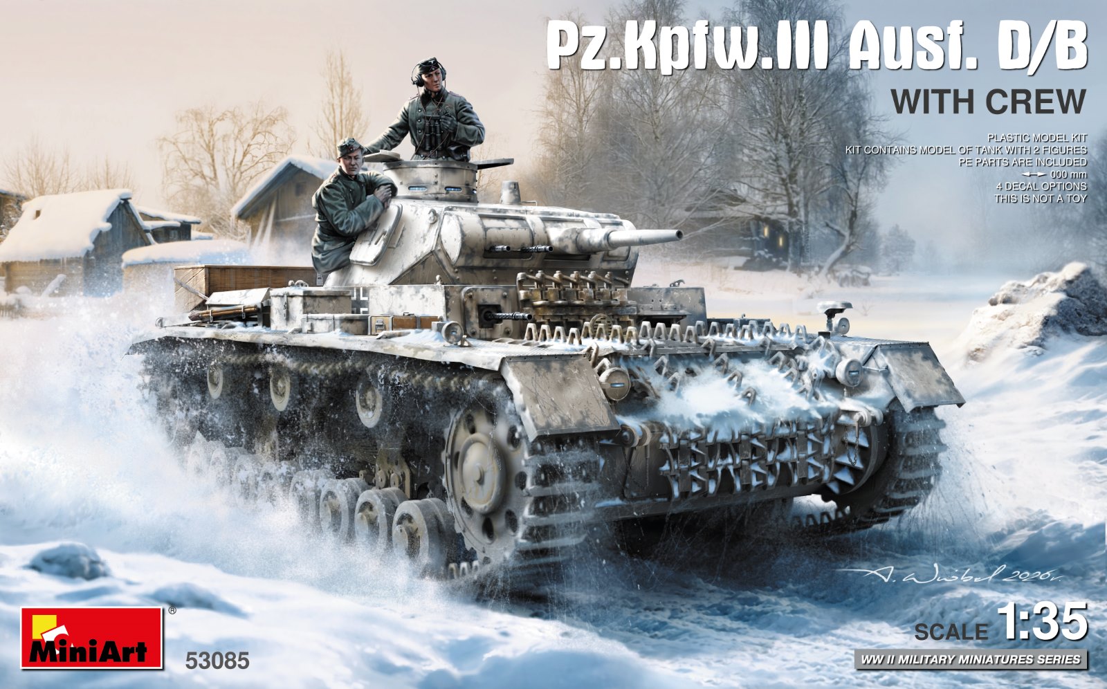 Pz.Kpfw.III Ausf. D/B WITH CREW 1/35