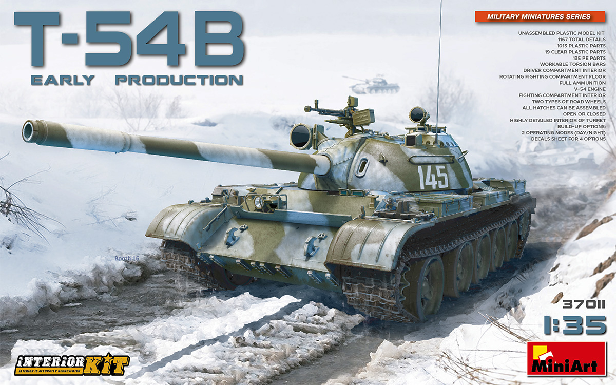 Soviet Medium Tank T-54B Early Production Interior Kit 1/35 - rozbalený