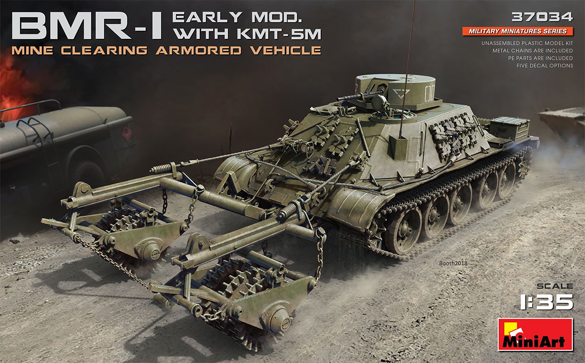 BMR-1 Early Mod. with KMT-5M 1/35 - rozbalený