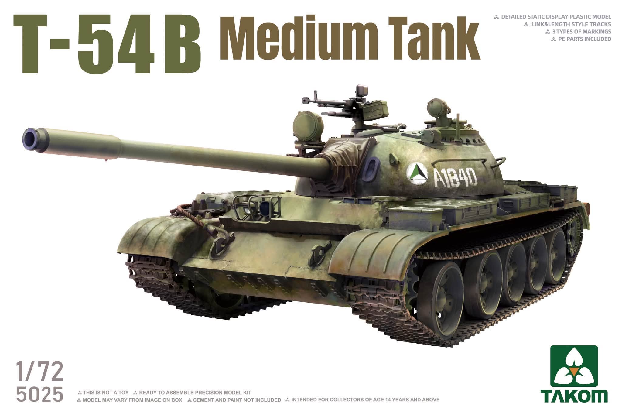T-54B Medium Tank 1/72