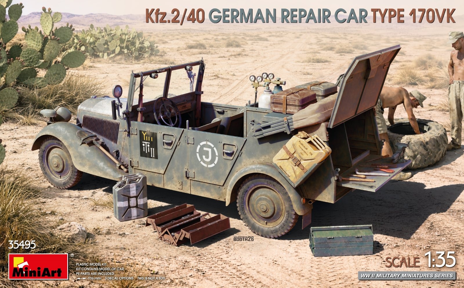 Kfz.2/40 German Repair Car Type 170VK 1/35