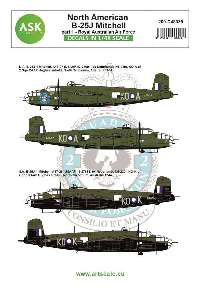 B-25J Mitchell part 1 - Royal Australian Air Force