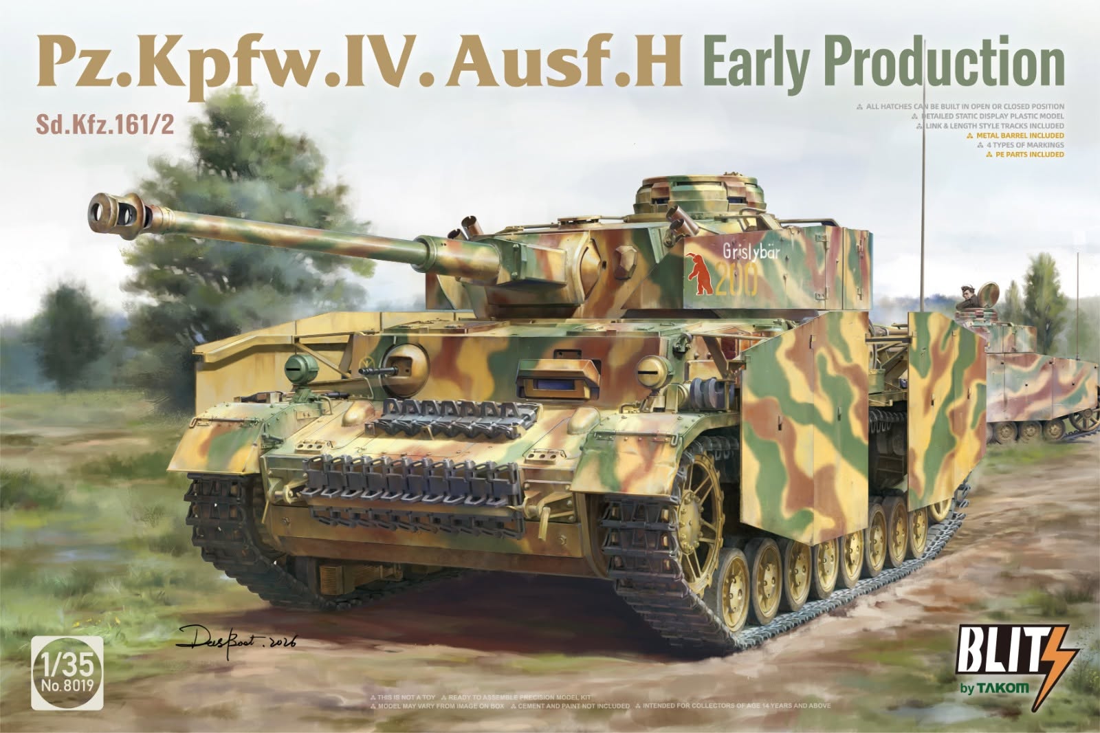 Pz. Kpfw. IV Ausf. H Early Production 1/35