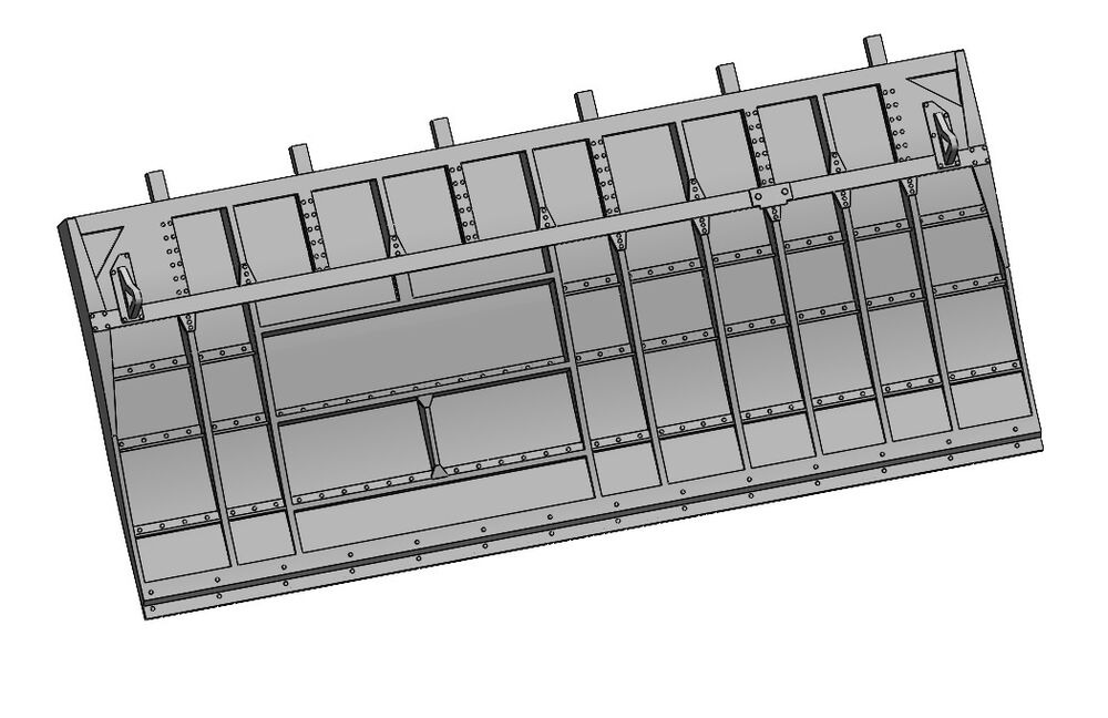 B-17 Bomb Bay Doors - 3D print detail set for HK Models