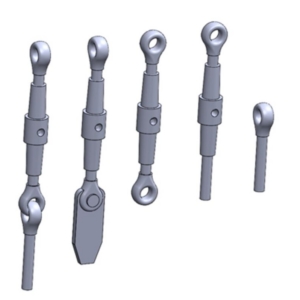 Rigging Turnbuckles - 4 types - Image 3