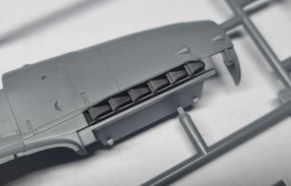 Bf 109K-4 Exhausts detail set - 3D print for Kotare