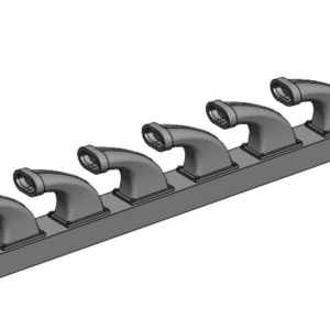 Bf 109K-4 Exhausts detail set - 3D print for Kotare - Image 1
