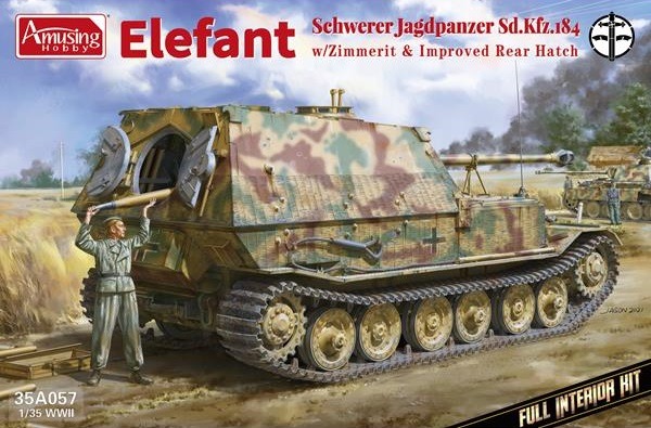 Sd.Kfz.184 Elefant Schwerer Jagdpanzer with improved rear hatch 1/35