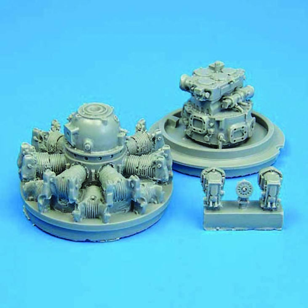 F4F-4 Wildcat engine For Tamiya