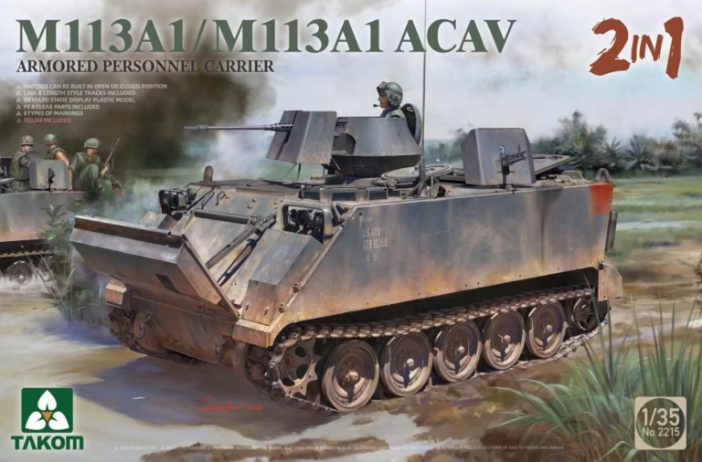M113A1/M113A1 ACAV (2in1) Arm. Personnel Carrier 1/35