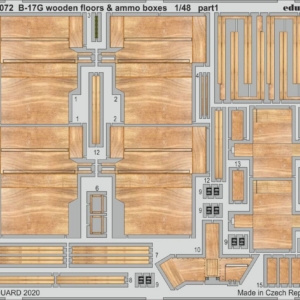 B-17G wooden floors & ammo boxes for HKM – Obrázok 1