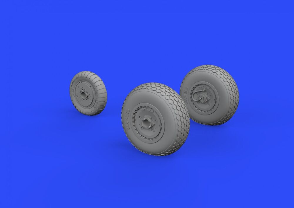 Me 262 wheels for Airfix