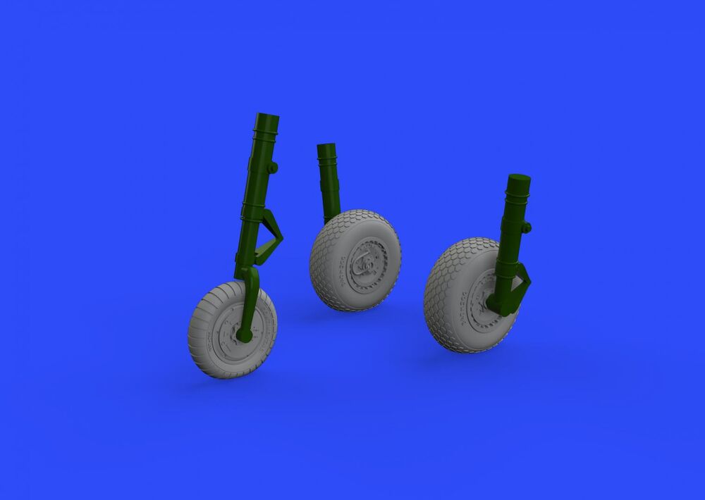 Me 262 wheels for Airfix
