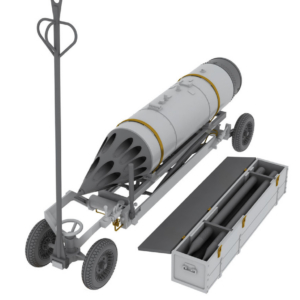 Rocket launcher B-8M1 and loading cart - Image 2