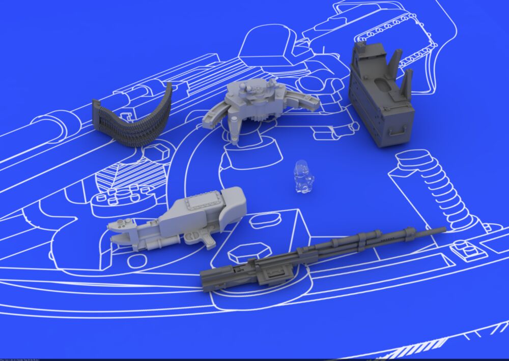 II-2 UBT gun for Tamiya
