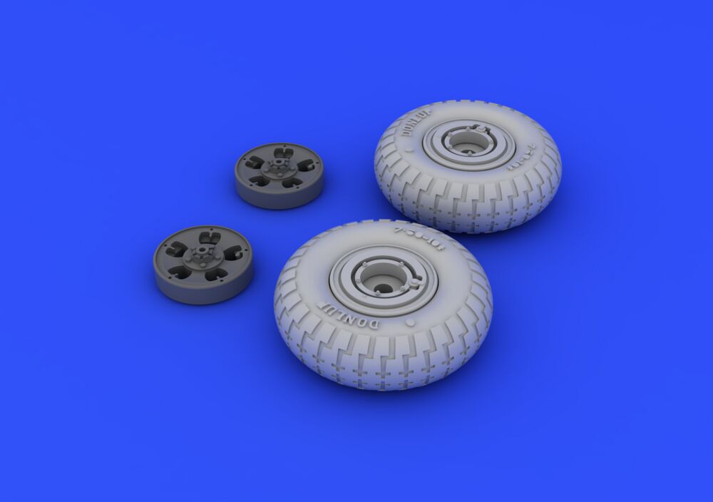 Spitfire wheels - 5 spoke for Eduard
