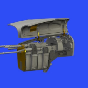 P-38F/G nose gun bay for Tamiya - Image 1