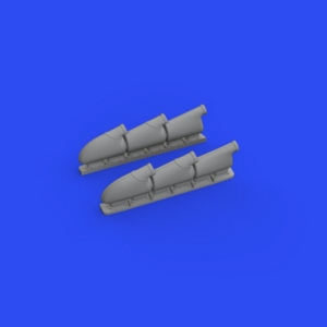 Spitfire Mk.V three-stacks exhausts rounded 1/48 for EDUARD - Image 2