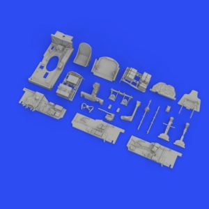 P-38J cockpit PRINT for TAMIYA - Image 1