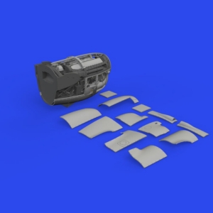P-38J left engine PRINT 1/48 TAMIYA - Image 2
