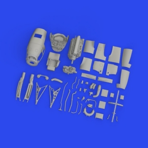 P-38J left engine PRINT 1/48 TAMIYA - Image 3