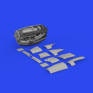 P-38J left engine PRINT 1/48 TAMIYA - Image 1