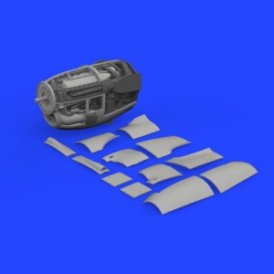 P-38J right engine PRINT 1/48 TAMIYA - Image 1