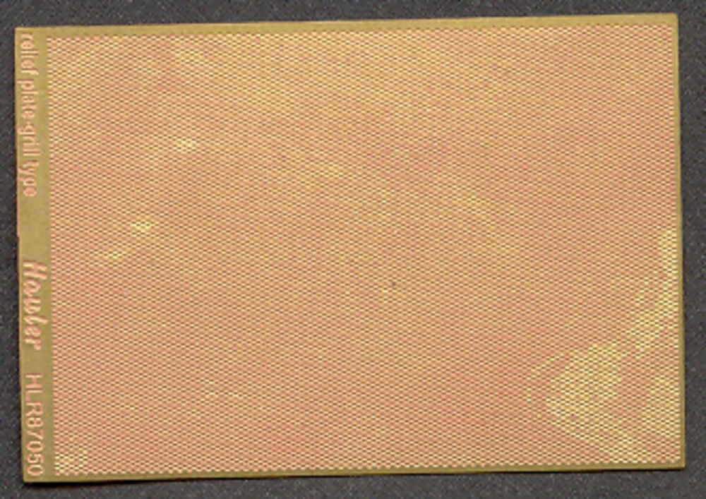Relief plate-grill